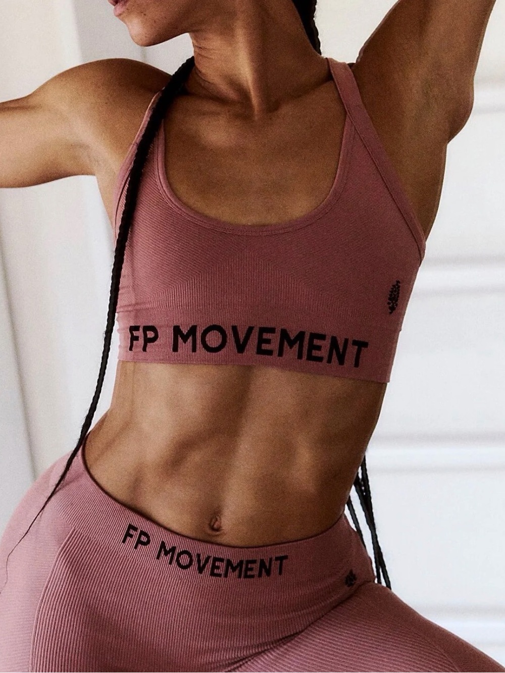 Free people movement long haul logo bra